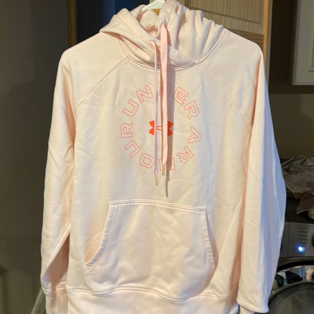 Under Armour Hooded sweatshirt light pink